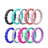 Wave Style Rubber Ring for Women Christmas present