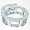 Flexible cable chain wire protective steel drag chain