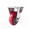 Stainless steel PU casters wheels 3 inches Big caster CW-102