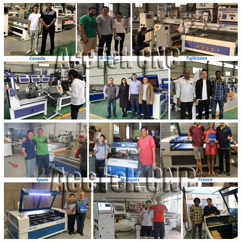 Jinan AccTek Artcam 3D wood cnc router / 1325 cnc router for woodworking / cutting metal and nonmetal machine