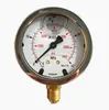 HF Aseismatic CNG SS Case Oil Filled Excavator Hydraulic Pressure Test Gauge 0-25 MPa/psi