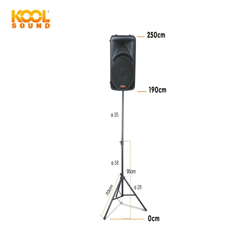 Universal Audio Loud Speaker Stand Onthetahap Jenis Lantai Yang Luar