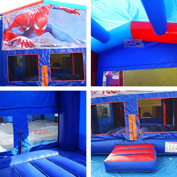 Spiderman inflatable bounce house