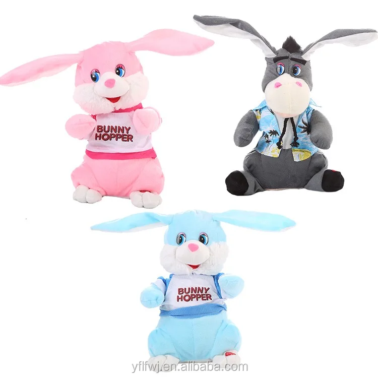 singing easter bunny stuffed animal