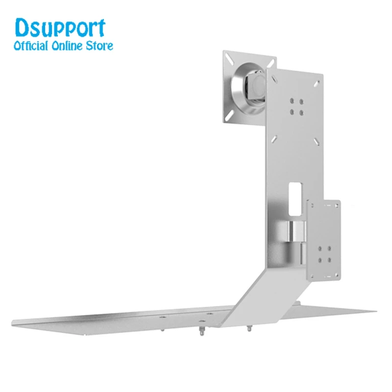 New Wall Mount Full Motion Monitor Keyboard Mount Holder Sit-stand ...