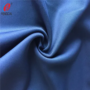 95% Polyester 5% Spandex / Lycra Knitted Scuba Plain Dyed Fabric For ...
