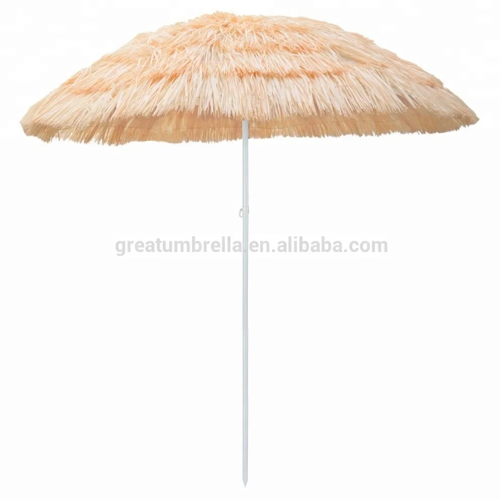 Thatch Patio Tiki Umbrella 6 Ft Pink Tiki Tropical Palapa Raffia Tiki Hut Hawaiian Hula Beach Umbrella With Sand Anchor 6ft Pink Umbrellas Patio Lawn Garden