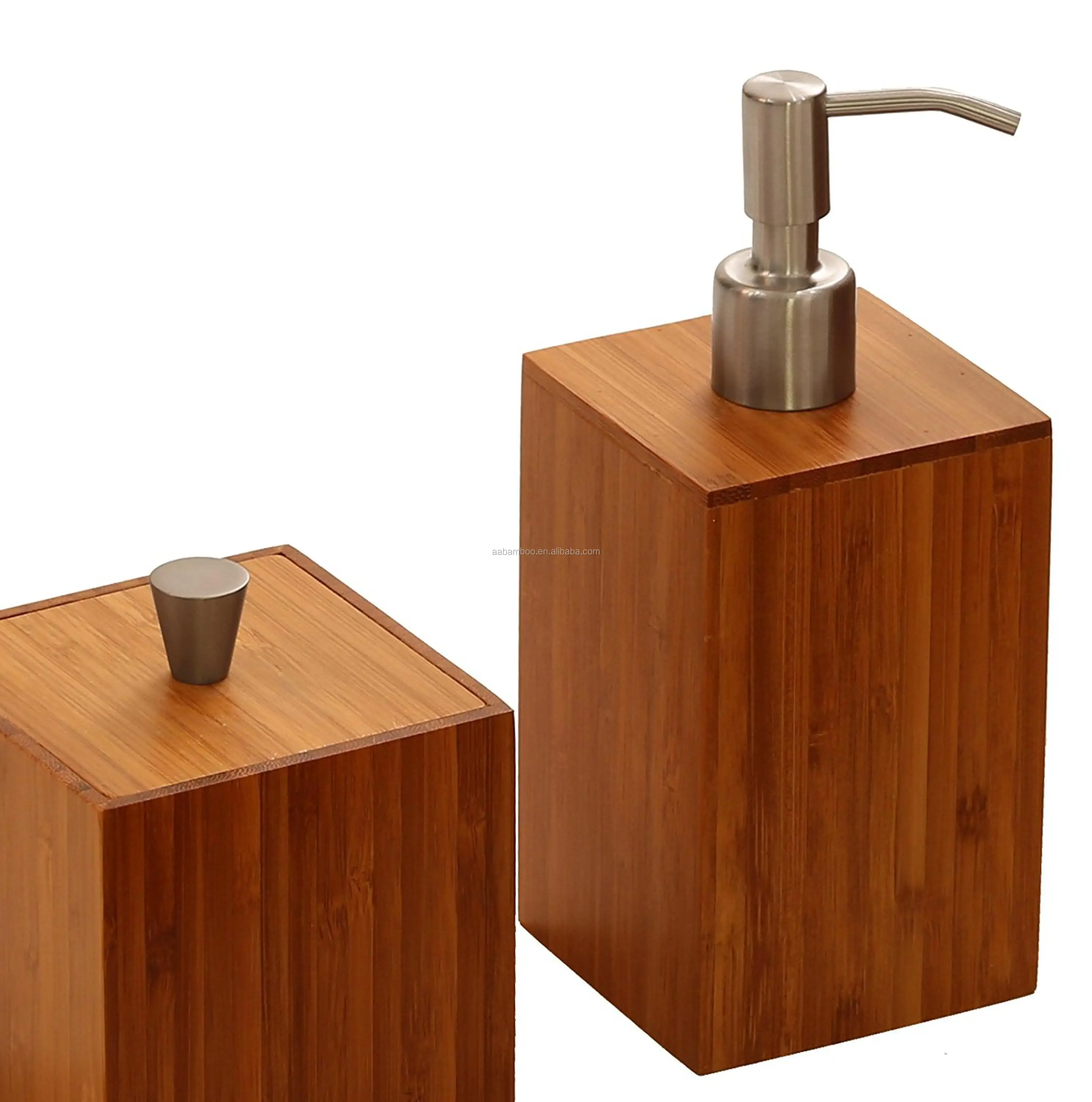Bamboo Wooden Bathroom Set Accessories Luxury Bathroom Accessories