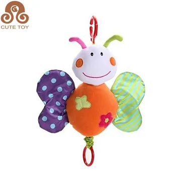 cute butterfly musical baby toy