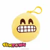 custom emoji pillow keychain/custom embroidered keychain person expression plush toy