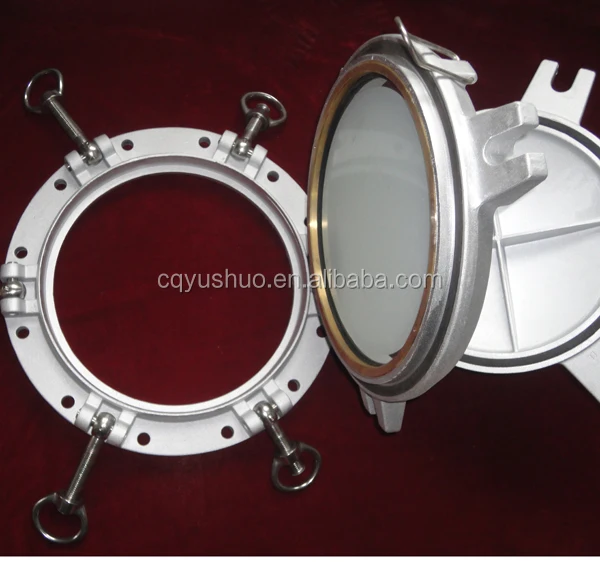 Marine Aluminum Opening Porthole Portlights Side Scuttle Bolted Window