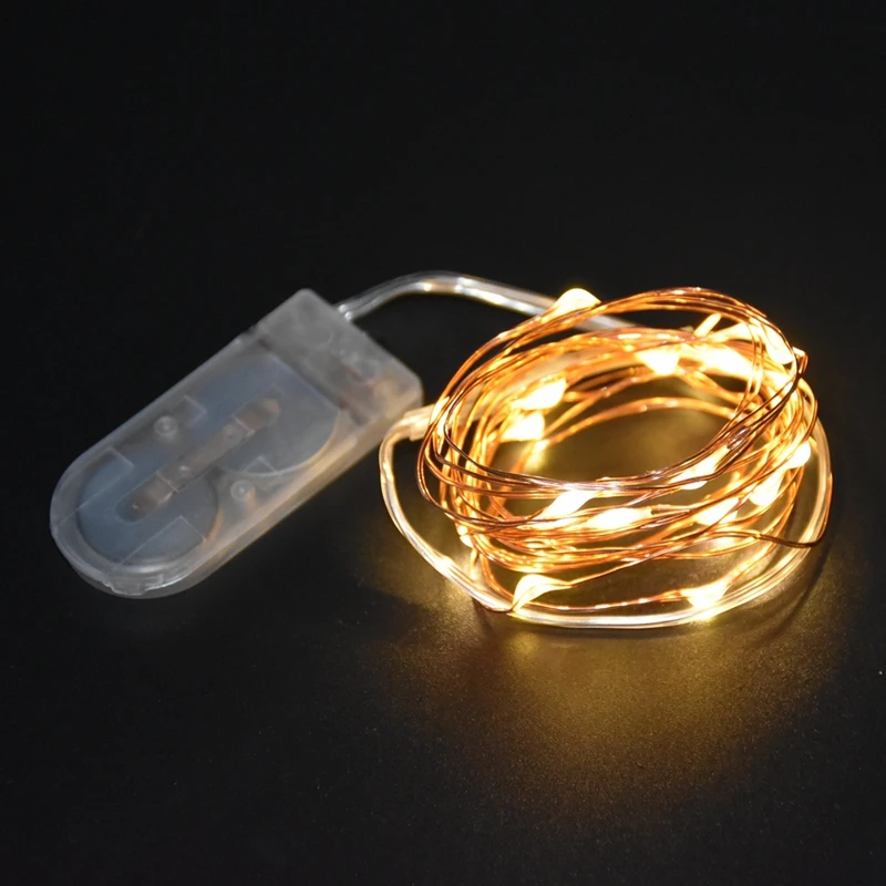 Mini LED String lights 2M 20leds Christmas Wedding Party Decoration Battery Powered Fairy light