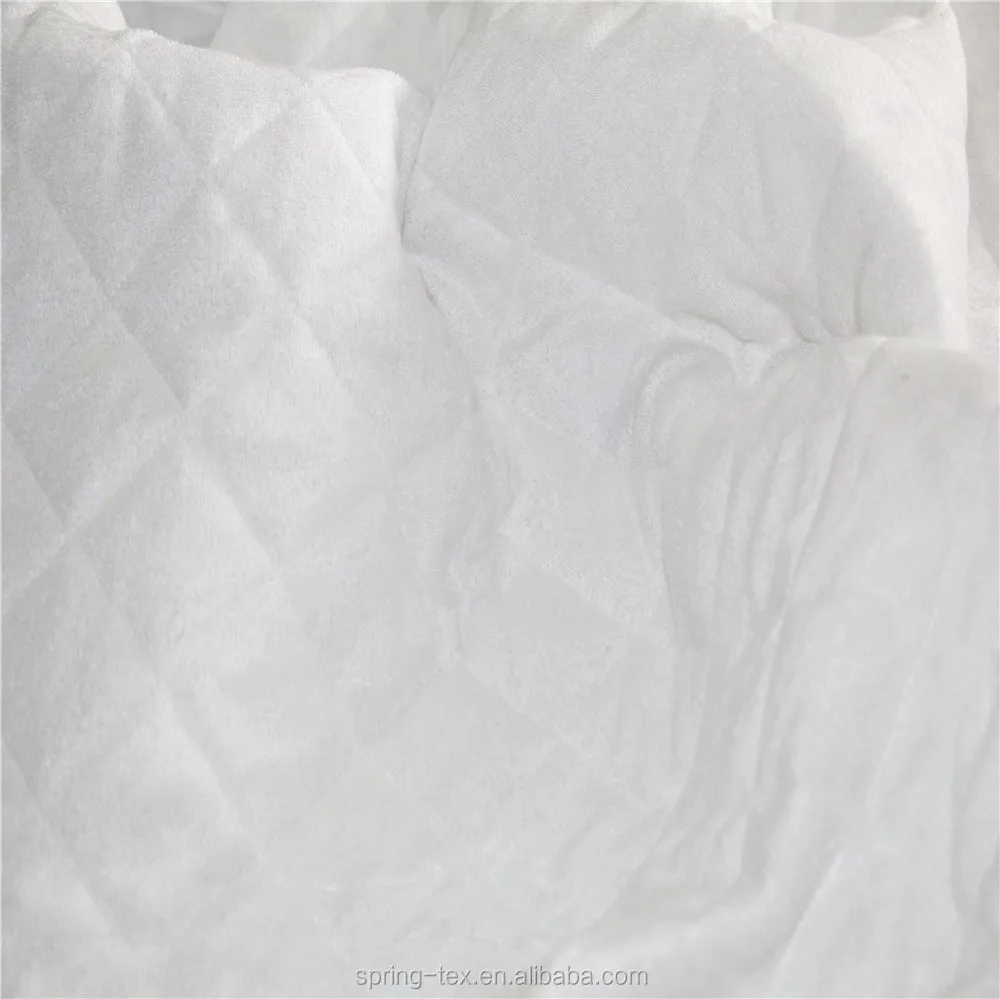 Premium Hypoallergenic Unbleached Bamboo Terry Quilted Baby Crib