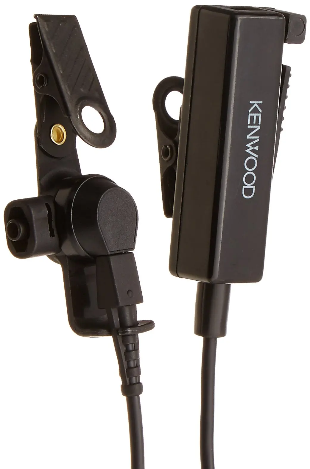 Single Pin Kenwood KHS-33 Clip Microphone with Earphone for PTK-23K ProTalk Lite