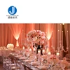Simple wedding table setting ideas reception wedding table mirrored glass stainless steel rectangular dining table with leaf