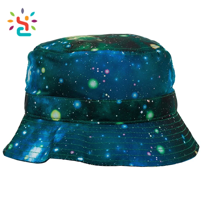 blue galaxy bucket hat