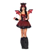 Hot selling Halloween Devil Bats Queen cosplay Party costume