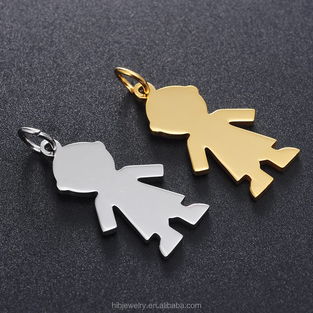 Custom Engraved Bracelet Stainless Steel Pendants Charms Wholesale Logo