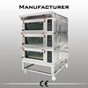 high quality CE bread 3 layers 6 trays electric digital bread convection oven
