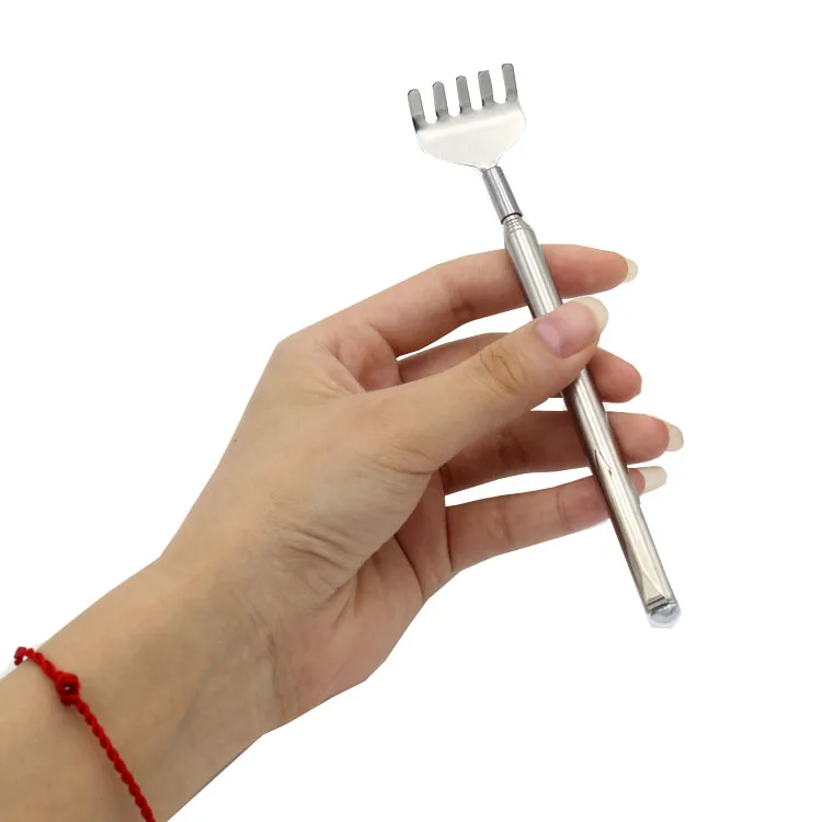 Extending Telescoping Stainless Steel Back Scratcher Buy Extending