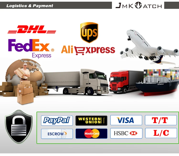 Leather watch strap genuine big buckle 22mm watch band