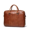 Luojia 2019 Newest leather bag handmade full grain leather briefcase bag for laptop 15inch