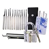 Stainless steel picks multi-tool practice padlock Combination Set