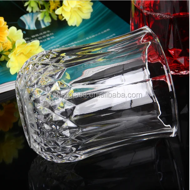 Diamond Hot Whiskey Glass Crystal Glass , diamonds lead-free whiskey glasses,cut crystal wine glass