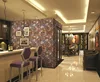3D Rough Industrial Style Metal Digital Number Block Pattern Home Decorative Vinyl wallpaper