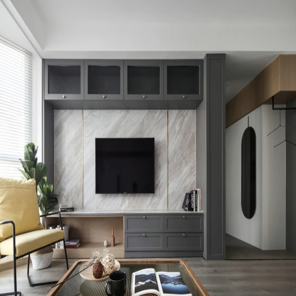 Luxury Home Furniture Customized Wooden Tv Cabinet With Doors And Customized Wooden Tv Cabinet With Doors