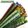 6mm x 12 inch DIY arts and crafts metallic chenille stems