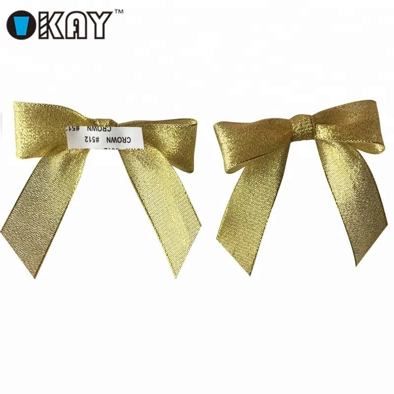 Wholesale Metallic Gold Ribbon Bows Buy Metallic Gold Ribbon Bows