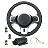 Car Accessories Artificial Leather Black Personalized Design Steering Wheel Cover For Mitsubishi Lancer 10 EVO Evolution