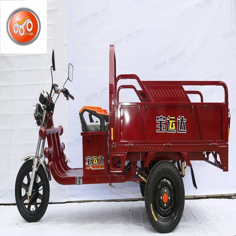 Electric Tricycle Adults Three Wheel Motorcycle Rickshaw ...