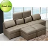 bedroom genuine leather sofa bed mechanism