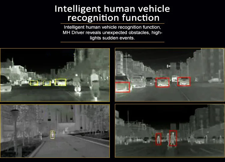 Auto Driving Assistant System Infrared Thermal Night Vision Car Camera