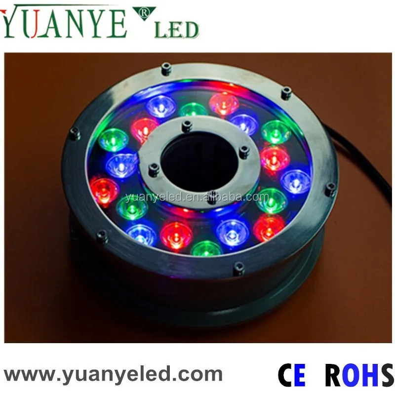 18 w ip68 rgb led fontein verlichting, dc12v onderwater verlichting ... 18 w ip68 rgb led fontein verlichting, dc12v onderwater verlichting ...