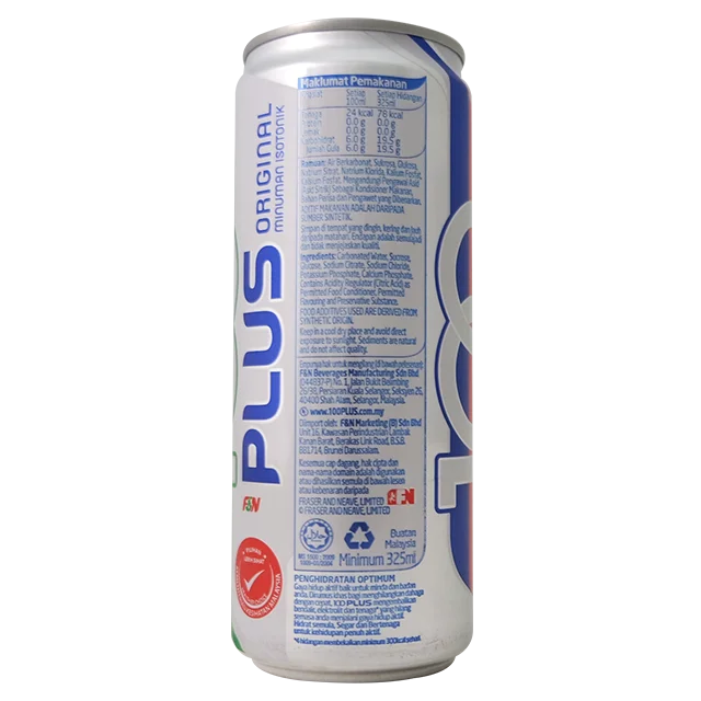 F&n 100plus Original Regular Hydration Carbonated Drinks Buy