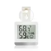 Smart mini wall pocket desk clock for household office or as a gift with Indoor Temperature and Humidity Monitor Display