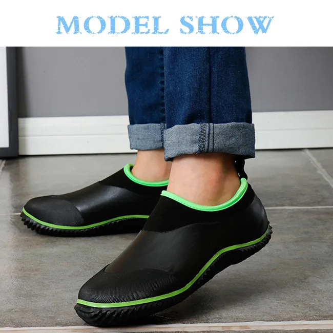 Outdoor Water Proof Car Wash Footwear Garden Shoes Neoprene Shoe Men ...