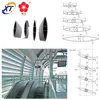 Exterior aluminum louvers and aluminum awning and louver & Outdoor prefabricated vertical aluminum louver roof