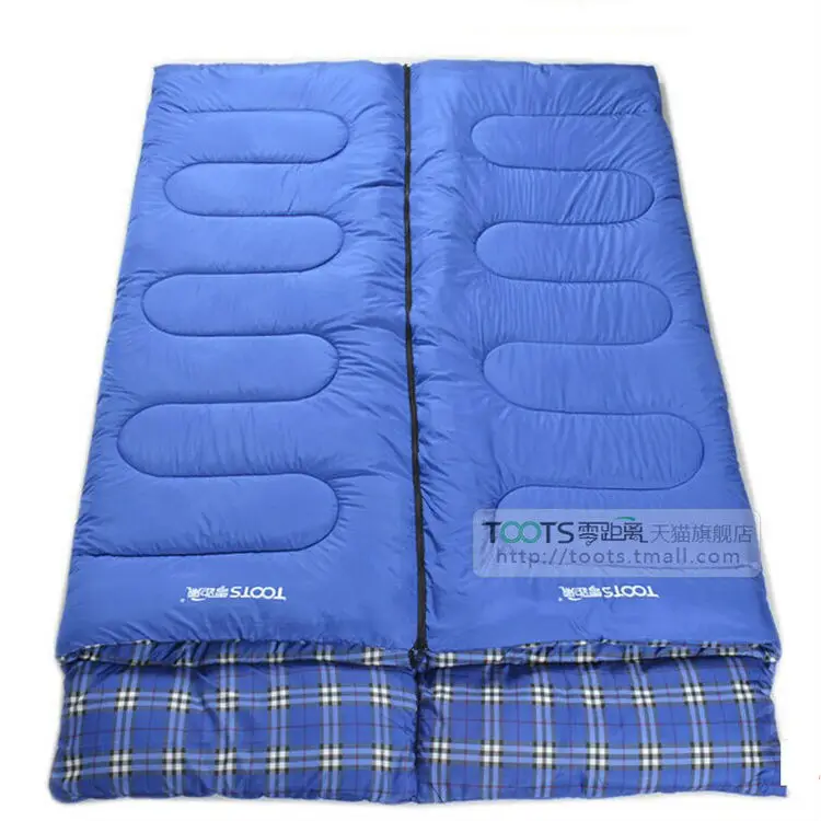Double Sleeping Bag Blue color