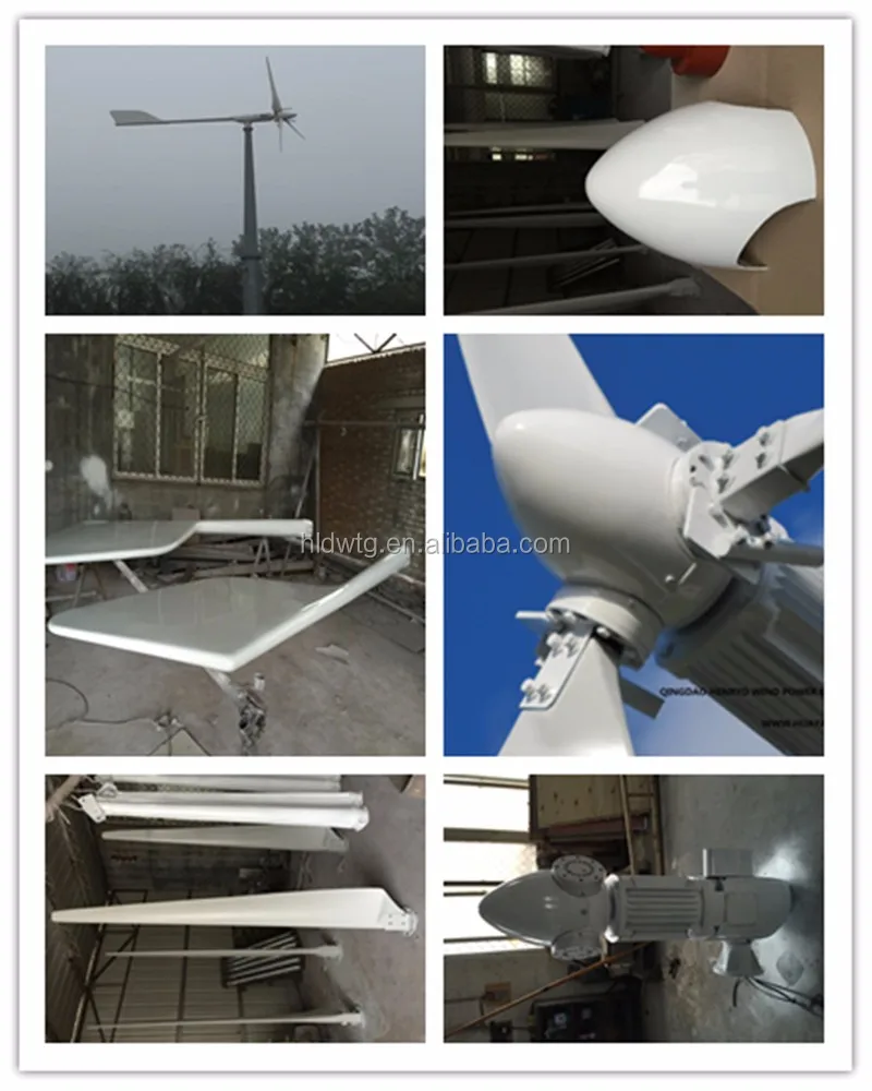 Pitch controlled Turbine assembly 5kw