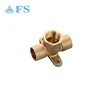 Factory good price lead free c46500 copper cUPC brass C x F xC TEE pipe fitting