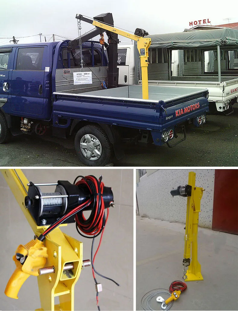 Hitch Mounted Pickup Truck Crane