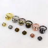 Meetee F3-17 Pure Copper Belt Loop Brass Nails Bag Hardware Accessories Side Ring Band Nail Screw Chain Rivet