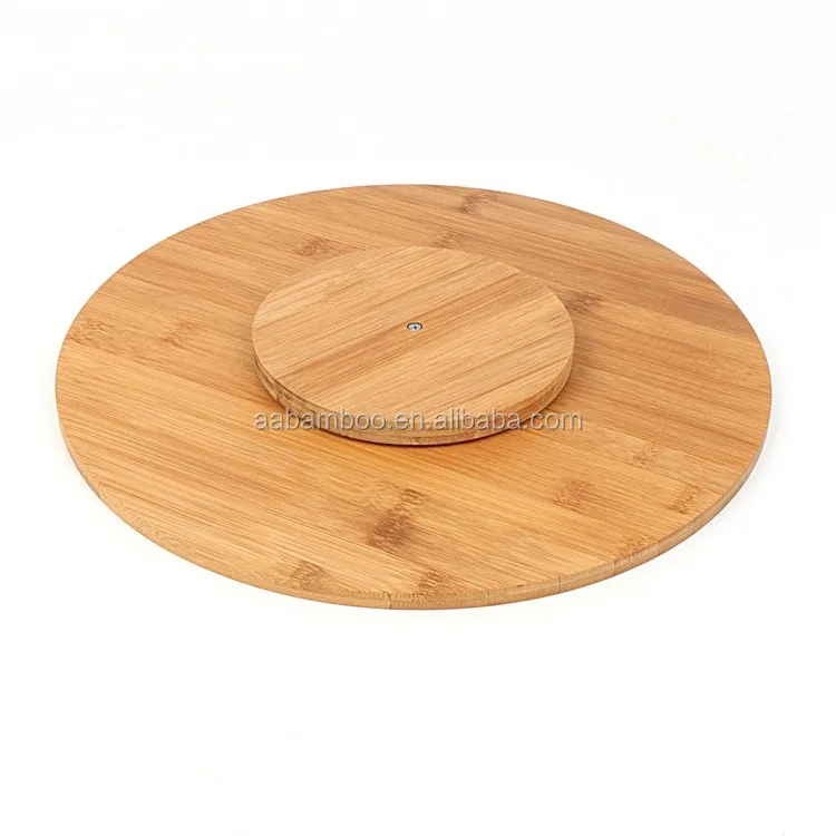 Wholesale Ecofriendly Healthy Bamboo Restaurant Lazy Susan Rotating