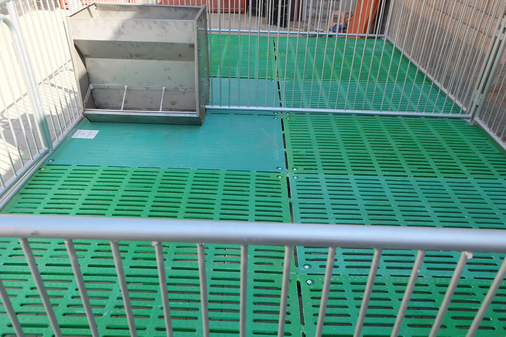 Automatic Thicken Plastic Feeder Double Face Feeder for Piglet pig
