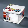 Manufacture customize printed logo cheap price clear plastic package cake boxes wholesale 6''8''10''12''14''