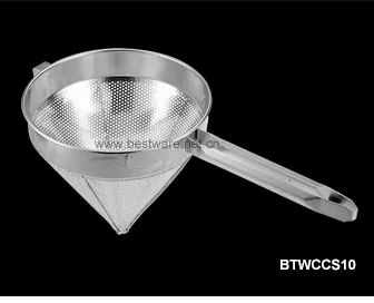 Large Capacity Food grade Stainless Steel China Cap Strainer.jpg